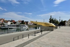 Regensburg, Goldener Waller an der Donaulände