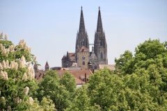 Regensburg, Blick vom Herzogspark